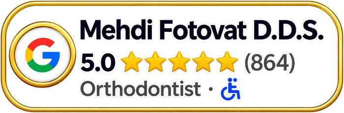 Mehdi Fotovat D.D.S. — 5.0 stars from 864 Google reviews