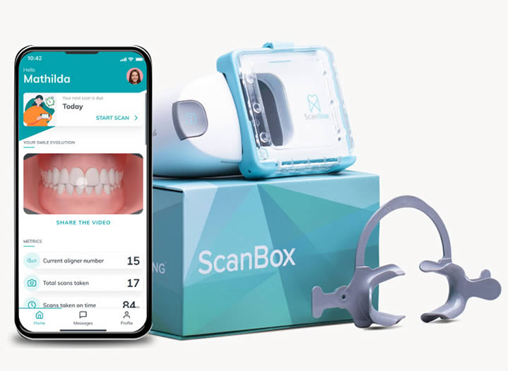 Dental monitoring scanbox
